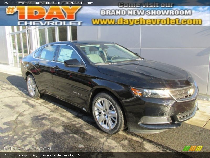 Black / Jet Black/Dark Titanium 2014 Chevrolet Impala LS