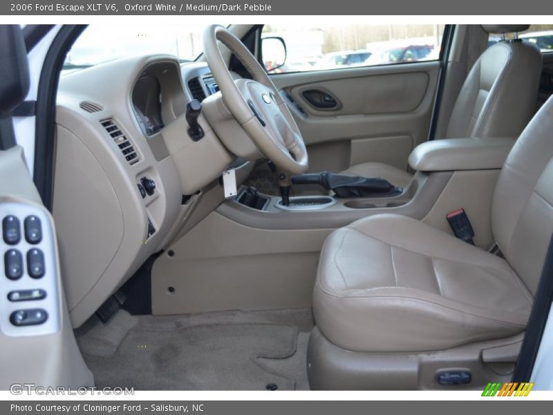 Oxford White / Medium/Dark Pebble 2006 Ford Escape XLT V6