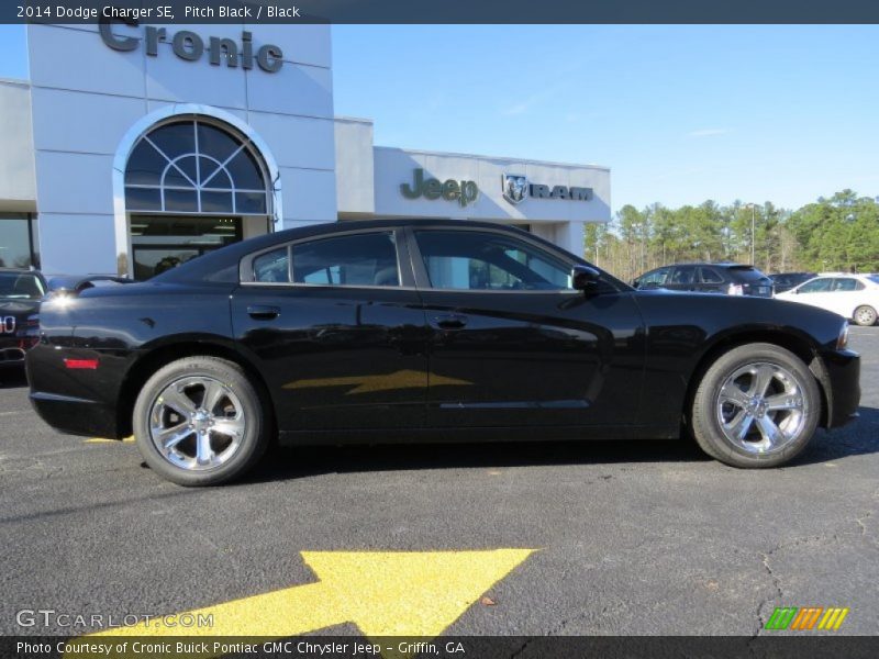 Pitch Black / Black 2014 Dodge Charger SE