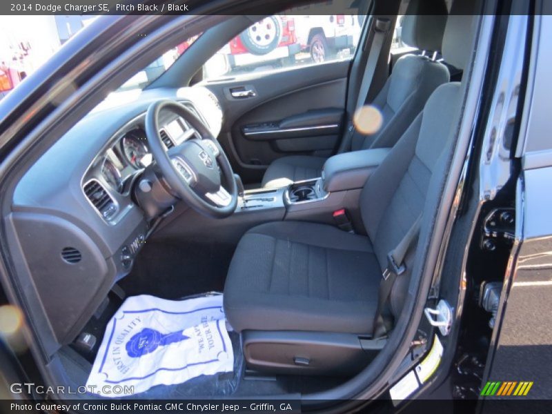 Pitch Black / Black 2014 Dodge Charger SE