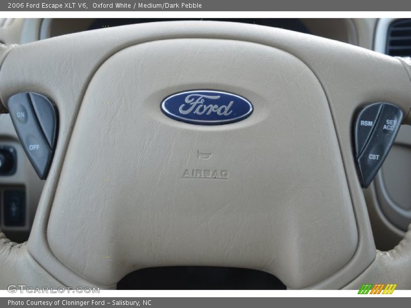 Oxford White / Medium/Dark Pebble 2006 Ford Escape XLT V6