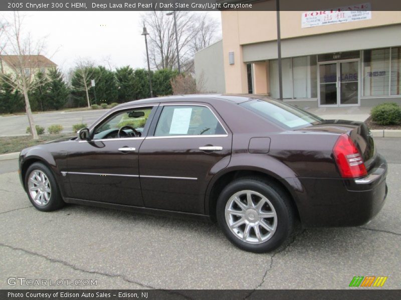 Deep Lava Red Pearl / Dark Slate Gray/Light Graystone 2005 Chrysler 300 C HEMI