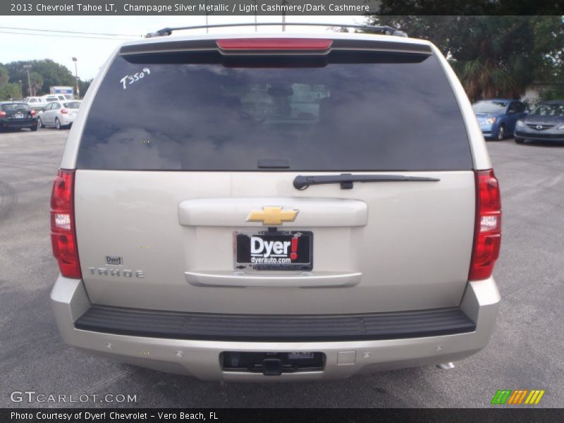 Champagne Silver Metallic / Light Cashmere/Dark Cashmere 2013 Chevrolet Tahoe LT