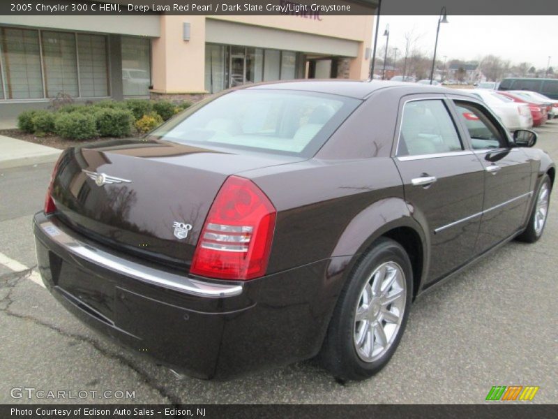 Deep Lava Red Pearl / Dark Slate Gray/Light Graystone 2005 Chrysler 300 C HEMI