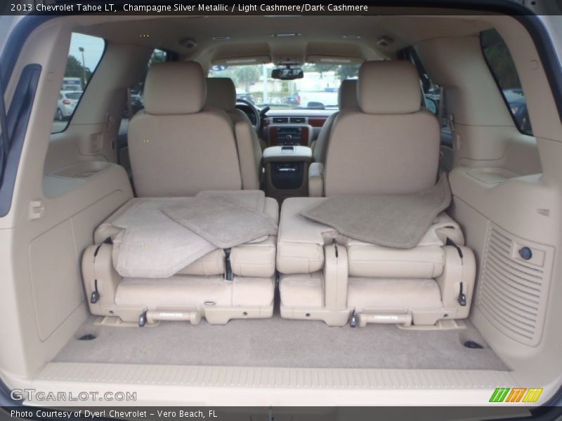Champagne Silver Metallic / Light Cashmere/Dark Cashmere 2013 Chevrolet Tahoe LT