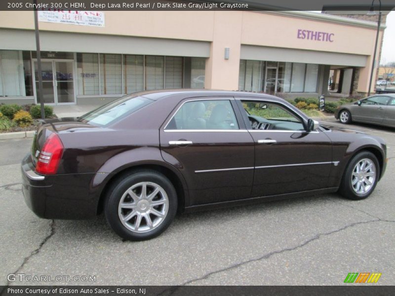 Deep Lava Red Pearl / Dark Slate Gray/Light Graystone 2005 Chrysler 300 C HEMI