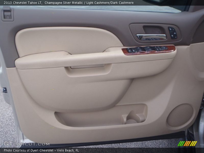 Champagne Silver Metallic / Light Cashmere/Dark Cashmere 2013 Chevrolet Tahoe LT
