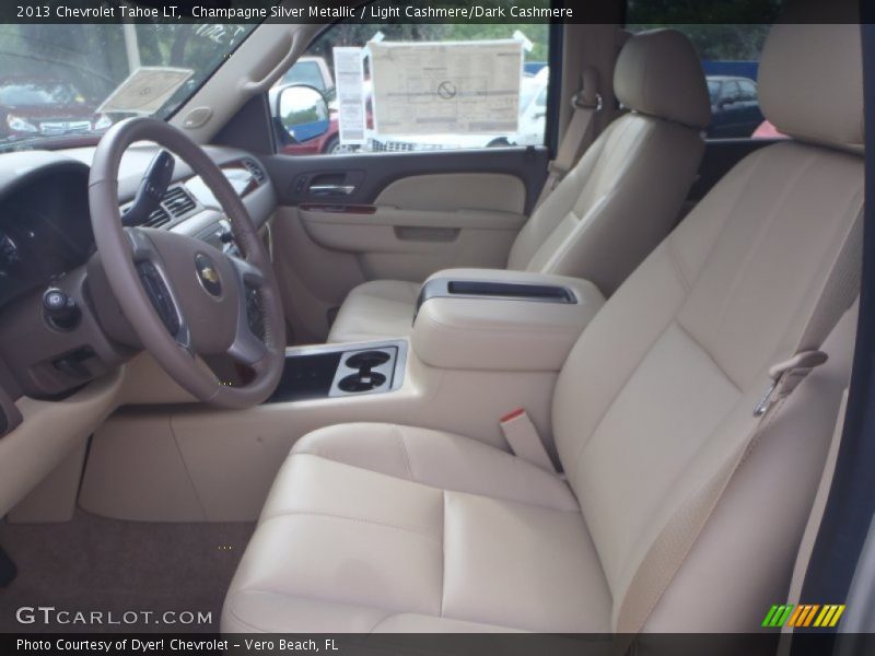 Front Seat of 2013 Tahoe LT