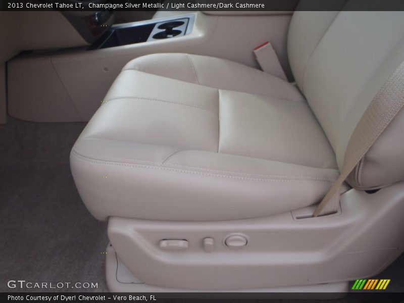 Champagne Silver Metallic / Light Cashmere/Dark Cashmere 2013 Chevrolet Tahoe LT