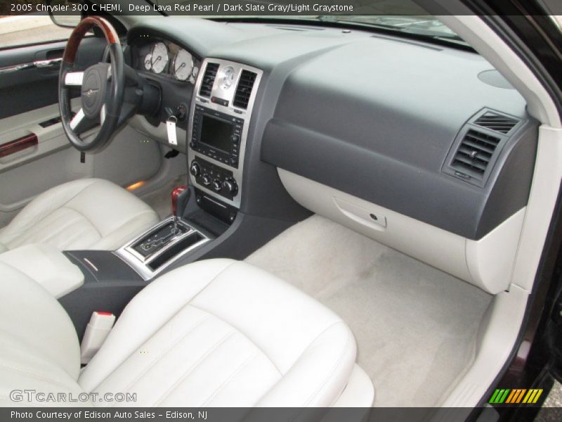 Deep Lava Red Pearl / Dark Slate Gray/Light Graystone 2005 Chrysler 300 C HEMI