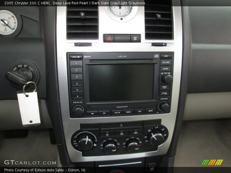 Deep Lava Red Pearl / Dark Slate Gray/Light Graystone 2005 Chrysler 300 C HEMI