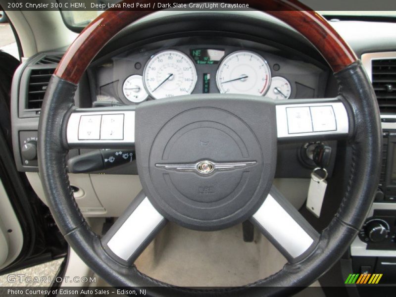 Deep Lava Red Pearl / Dark Slate Gray/Light Graystone 2005 Chrysler 300 C HEMI