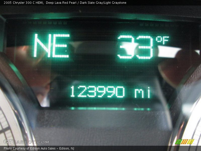 Deep Lava Red Pearl / Dark Slate Gray/Light Graystone 2005 Chrysler 300 C HEMI