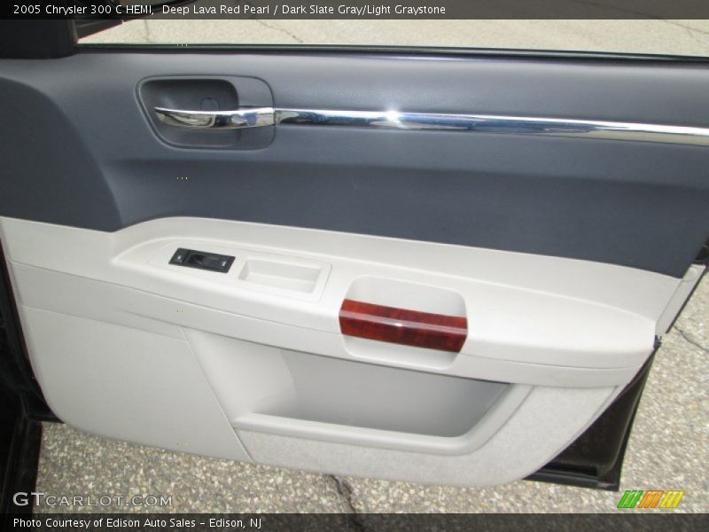 Deep Lava Red Pearl / Dark Slate Gray/Light Graystone 2005 Chrysler 300 C HEMI
