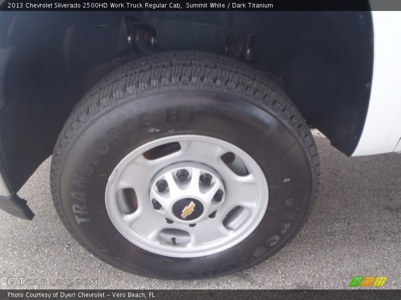 Summit White / Dark Titanium 2013 Chevrolet Silverado 2500HD Work Truck Regular Cab