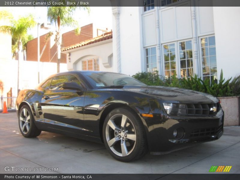Black / Black 2012 Chevrolet Camaro LS Coupe