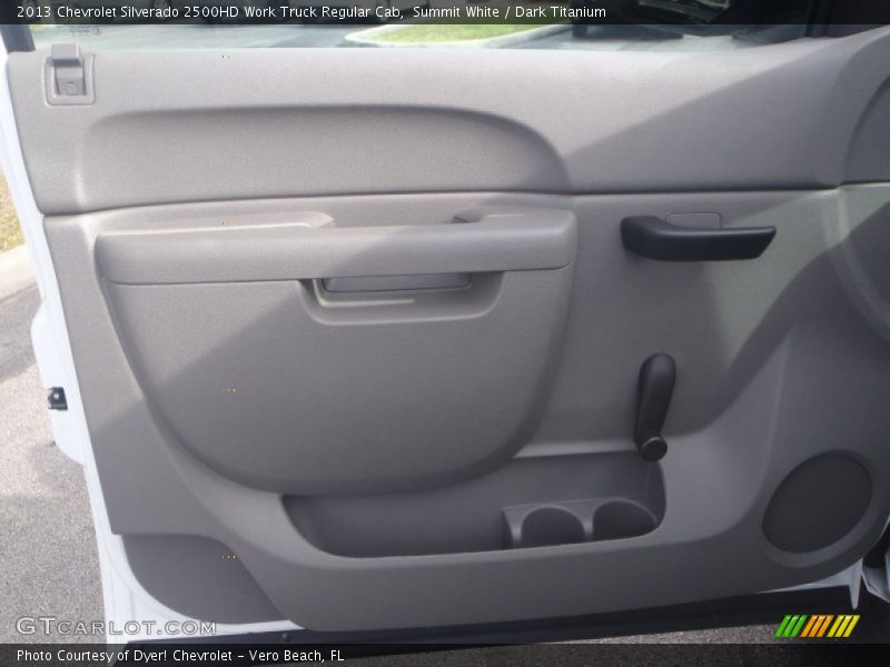 Summit White / Dark Titanium 2013 Chevrolet Silverado 2500HD Work Truck Regular Cab