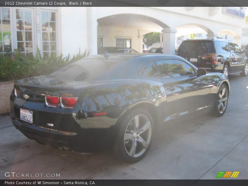 Black / Black 2012 Chevrolet Camaro LS Coupe