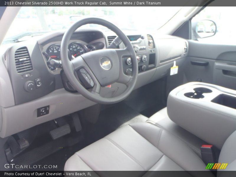 Summit White / Dark Titanium 2013 Chevrolet Silverado 2500HD Work Truck Regular Cab
