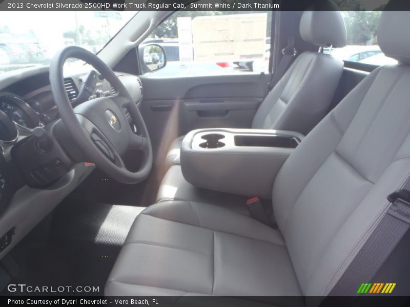 Summit White / Dark Titanium 2013 Chevrolet Silverado 2500HD Work Truck Regular Cab
