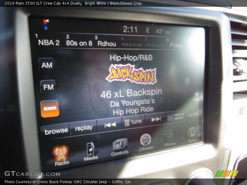 Bright White / Black/Diesel Gray 2014 Ram 3500 SLT Crew Cab 4x4 Dually
