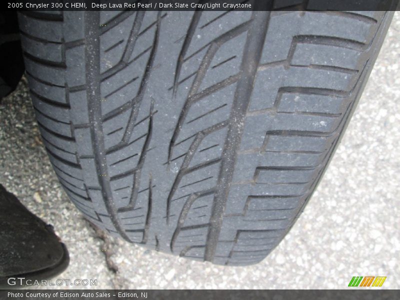 Deep Lava Red Pearl / Dark Slate Gray/Light Graystone 2005 Chrysler 300 C HEMI