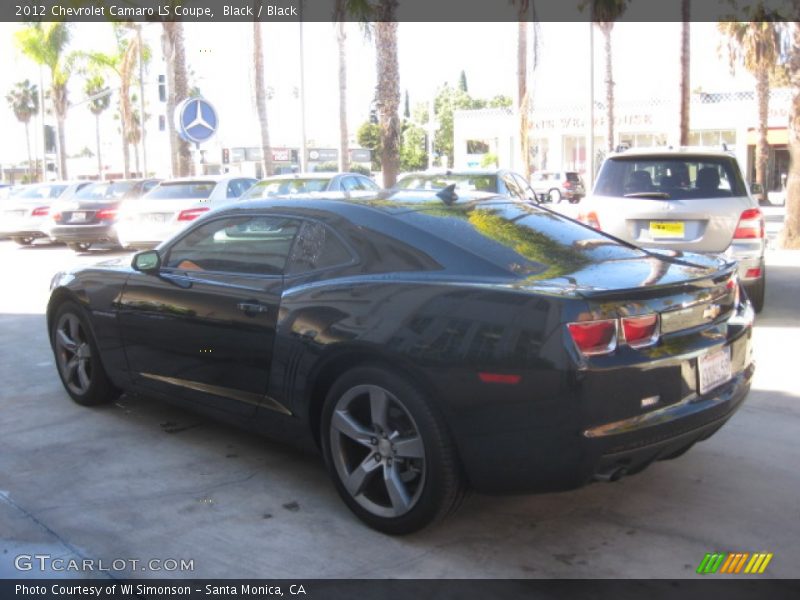 Black / Black 2012 Chevrolet Camaro LS Coupe
