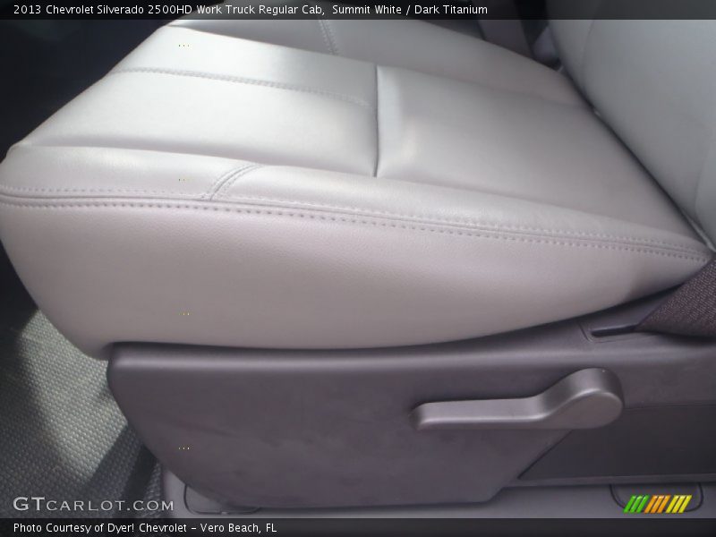 Summit White / Dark Titanium 2013 Chevrolet Silverado 2500HD Work Truck Regular Cab