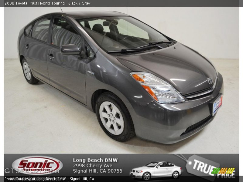 Black / Gray 2008 Toyota Prius Hybrid Touring