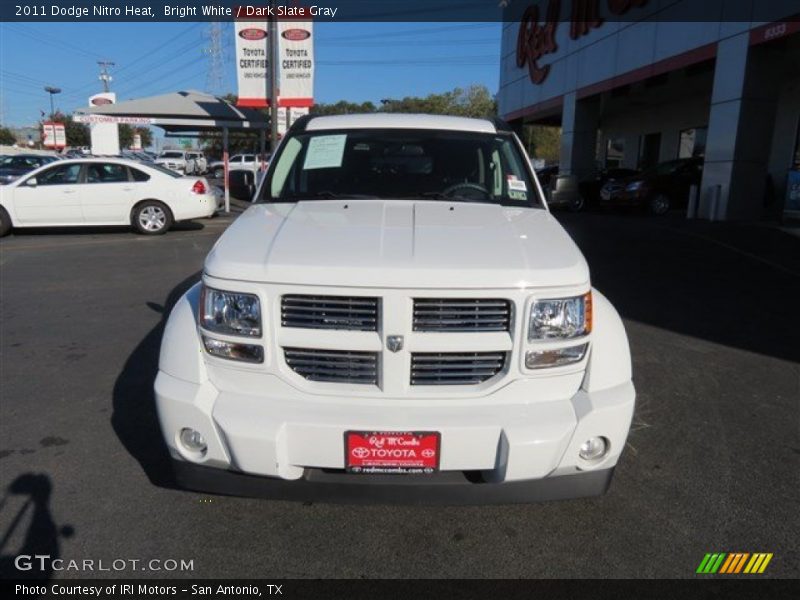 Bright White / Dark Slate Gray 2011 Dodge Nitro Heat