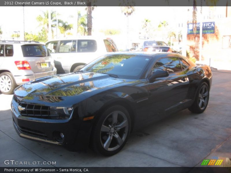 Black / Black 2012 Chevrolet Camaro LS Coupe