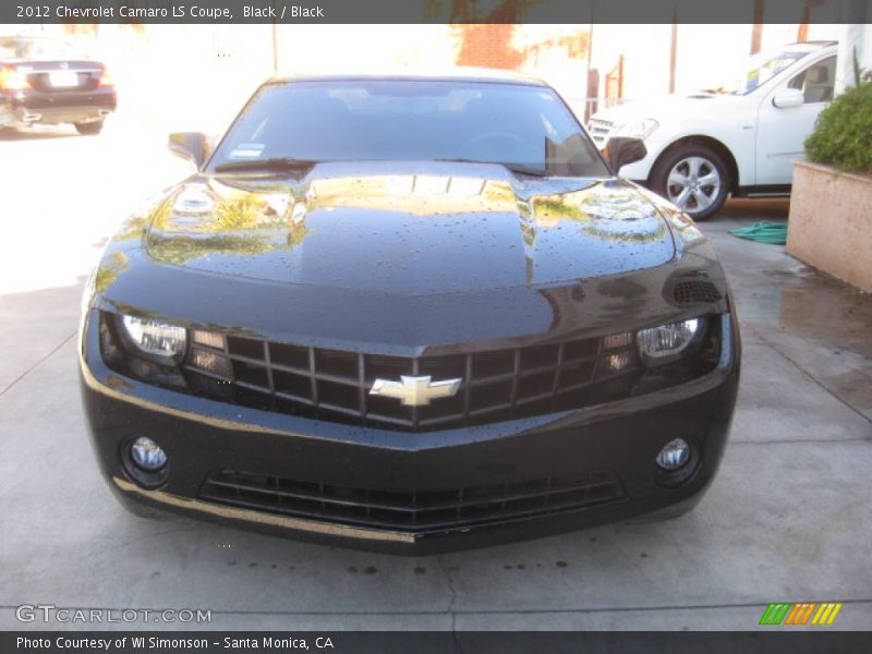 Black / Black 2012 Chevrolet Camaro LS Coupe