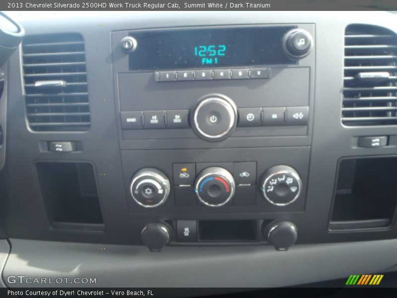 Summit White / Dark Titanium 2013 Chevrolet Silverado 2500HD Work Truck Regular Cab