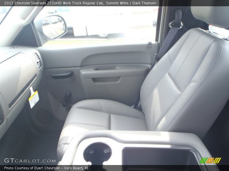 Summit White / Dark Titanium 2013 Chevrolet Silverado 2500HD Work Truck Regular Cab