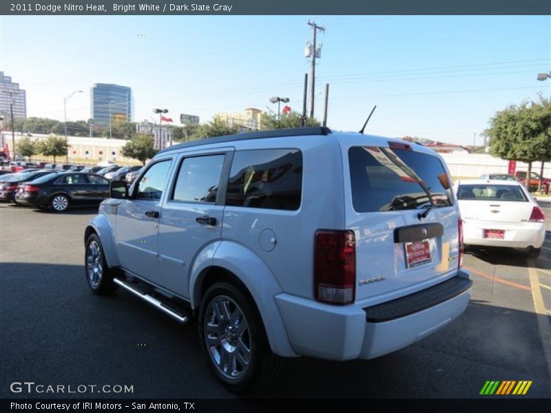 Bright White / Dark Slate Gray 2011 Dodge Nitro Heat