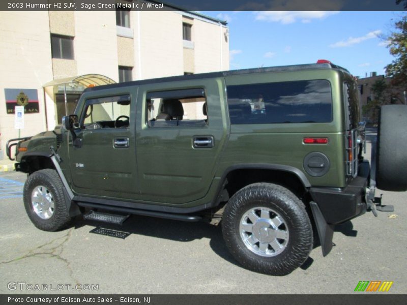 Sage Green Metallic / Wheat 2003 Hummer H2 SUV