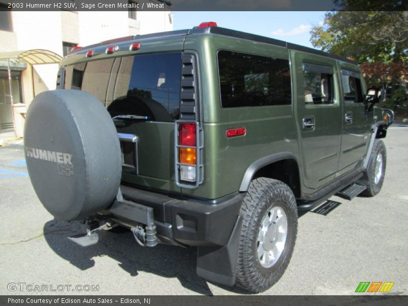 Sage Green Metallic / Wheat 2003 Hummer H2 SUV