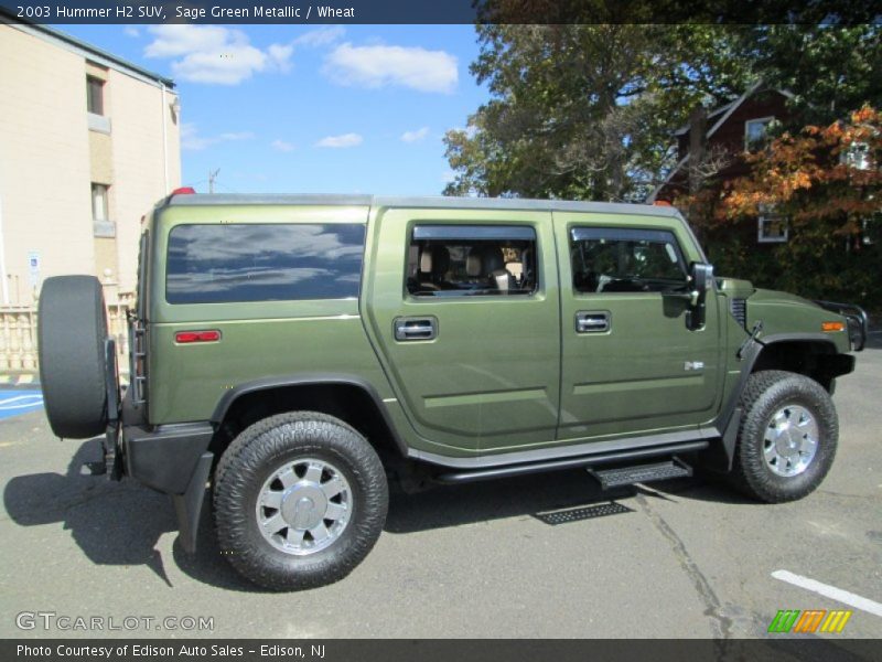 Sage Green Metallic / Wheat 2003 Hummer H2 SUV