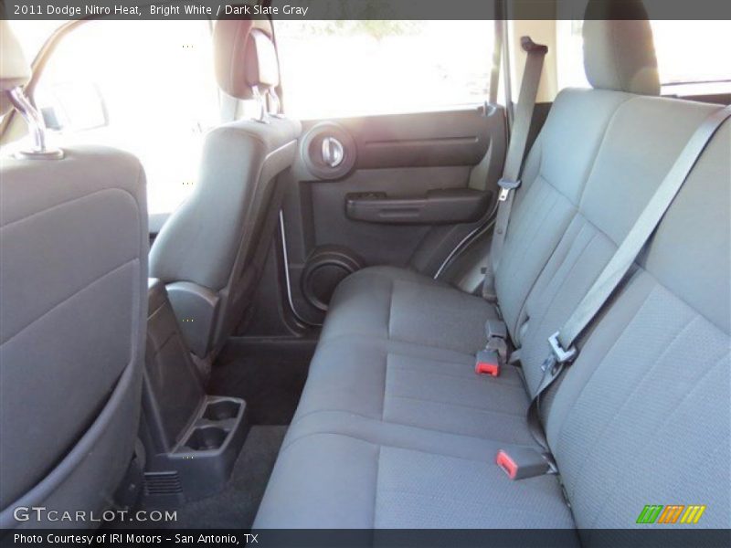 Bright White / Dark Slate Gray 2011 Dodge Nitro Heat