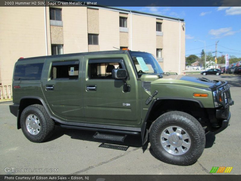  2003 H2 SUV Sage Green Metallic
