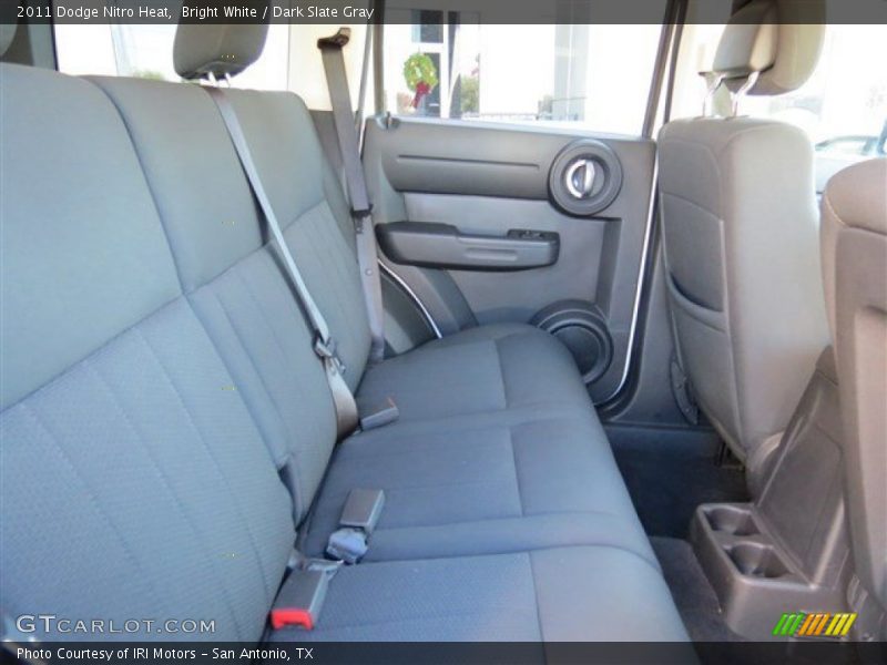 Bright White / Dark Slate Gray 2011 Dodge Nitro Heat