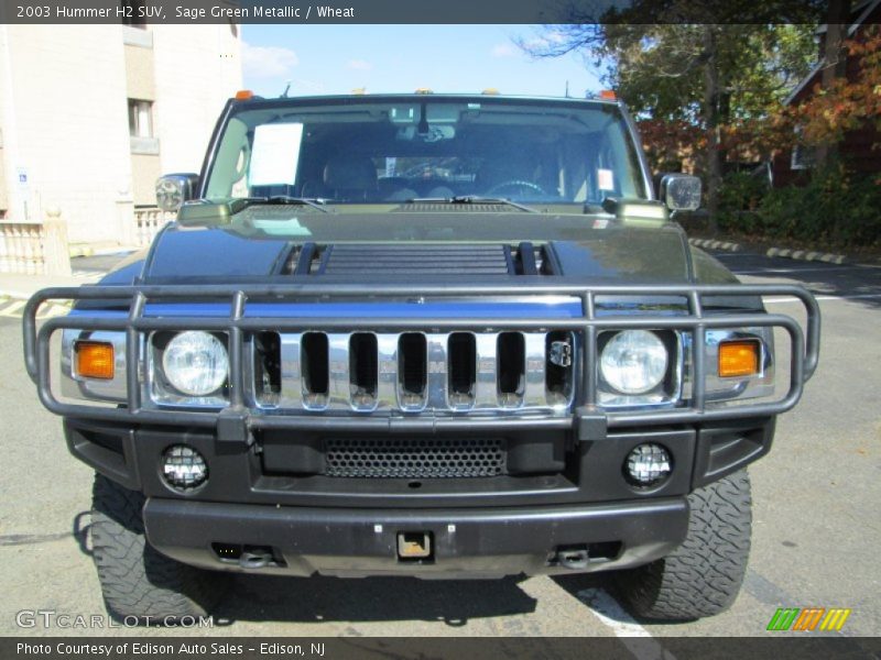Sage Green Metallic / Wheat 2003 Hummer H2 SUV