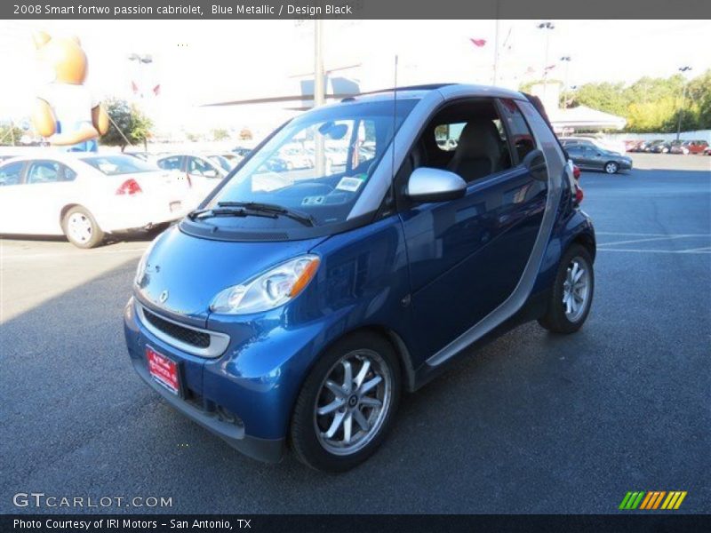 Blue Metallic / Design Black 2008 Smart fortwo passion cabriolet