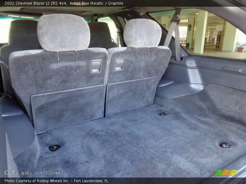 Indigo Blue Metallic / Graphite 2002 Chevrolet Blazer LS ZR2 4x4