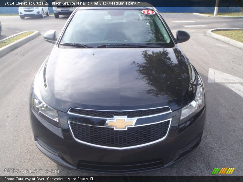 Black Granite Metallic / Jet Black/Medium Titanium 2014 Chevrolet Cruze LS