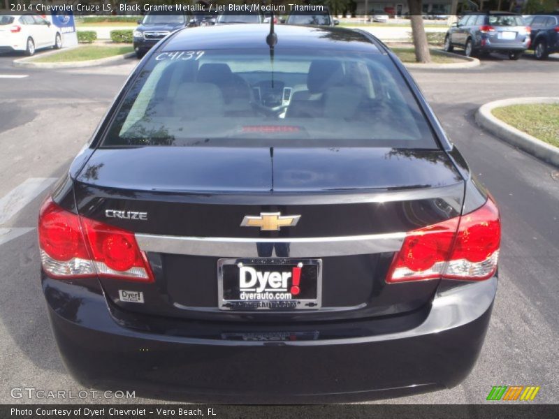 Black Granite Metallic / Jet Black/Medium Titanium 2014 Chevrolet Cruze LS