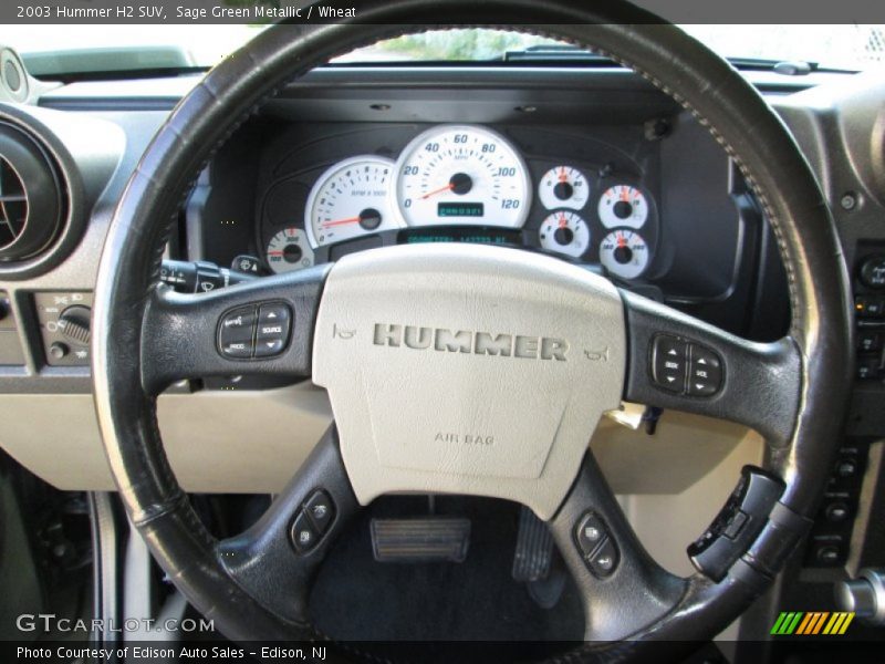 Sage Green Metallic / Wheat 2003 Hummer H2 SUV