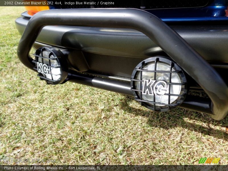 Indigo Blue Metallic / Graphite 2002 Chevrolet Blazer LS ZR2 4x4