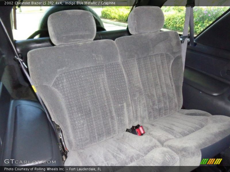 Indigo Blue Metallic / Graphite 2002 Chevrolet Blazer LS ZR2 4x4