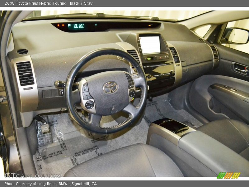 Black / Gray 2008 Toyota Prius Hybrid Touring